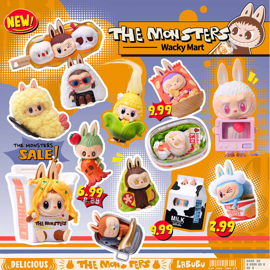 The Monsters Wacky Mart Blind Box Figures
