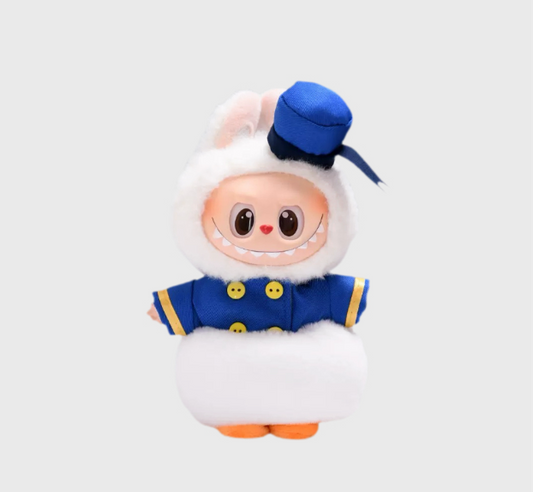 Labubu Captain Sailor Handmade Costume Outfit | Fits 17cm Labubu | Limited Pre-order