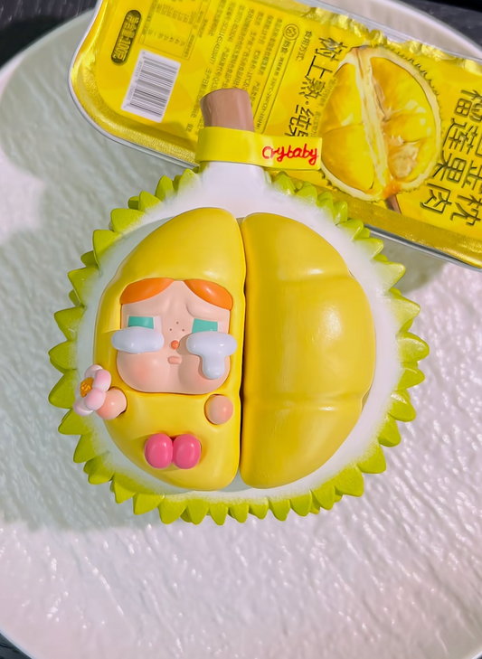 Crybaby Golden Durian Bliss – Handcrafted Customize Toy