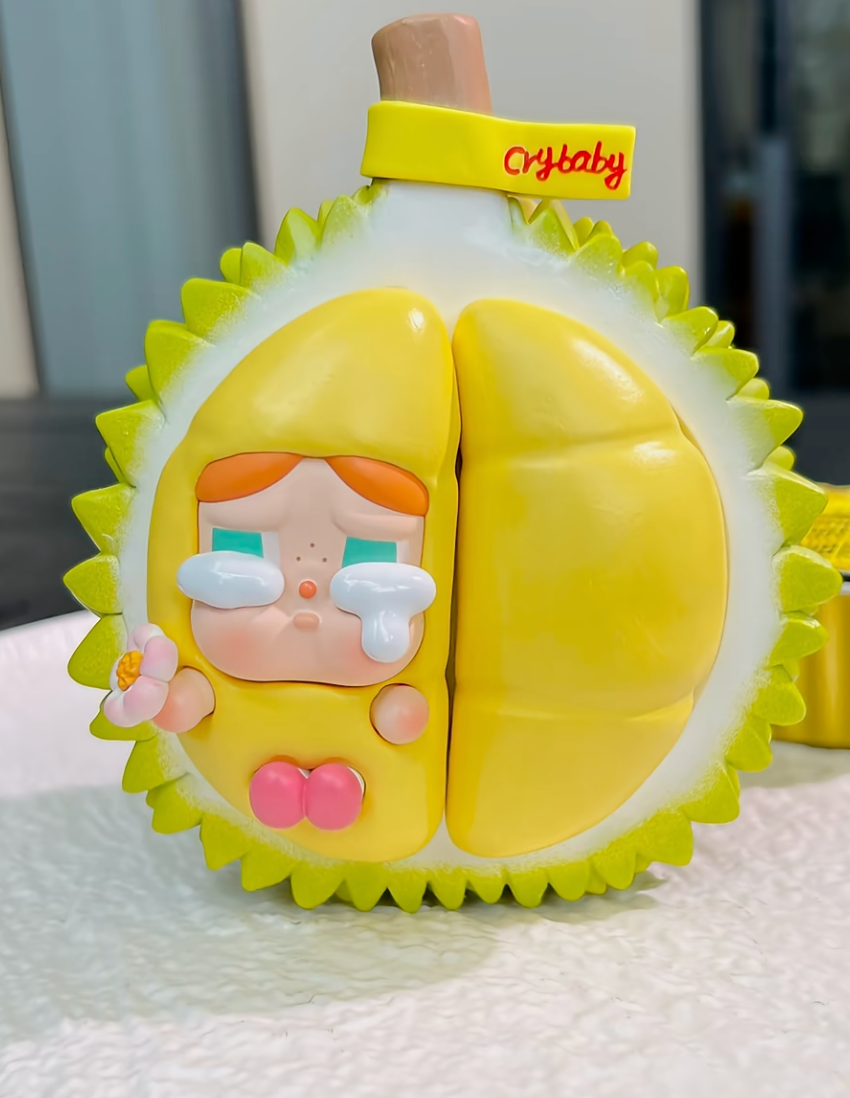 Crybaby Golden Durian Bliss – Handcrafted Customize Toy