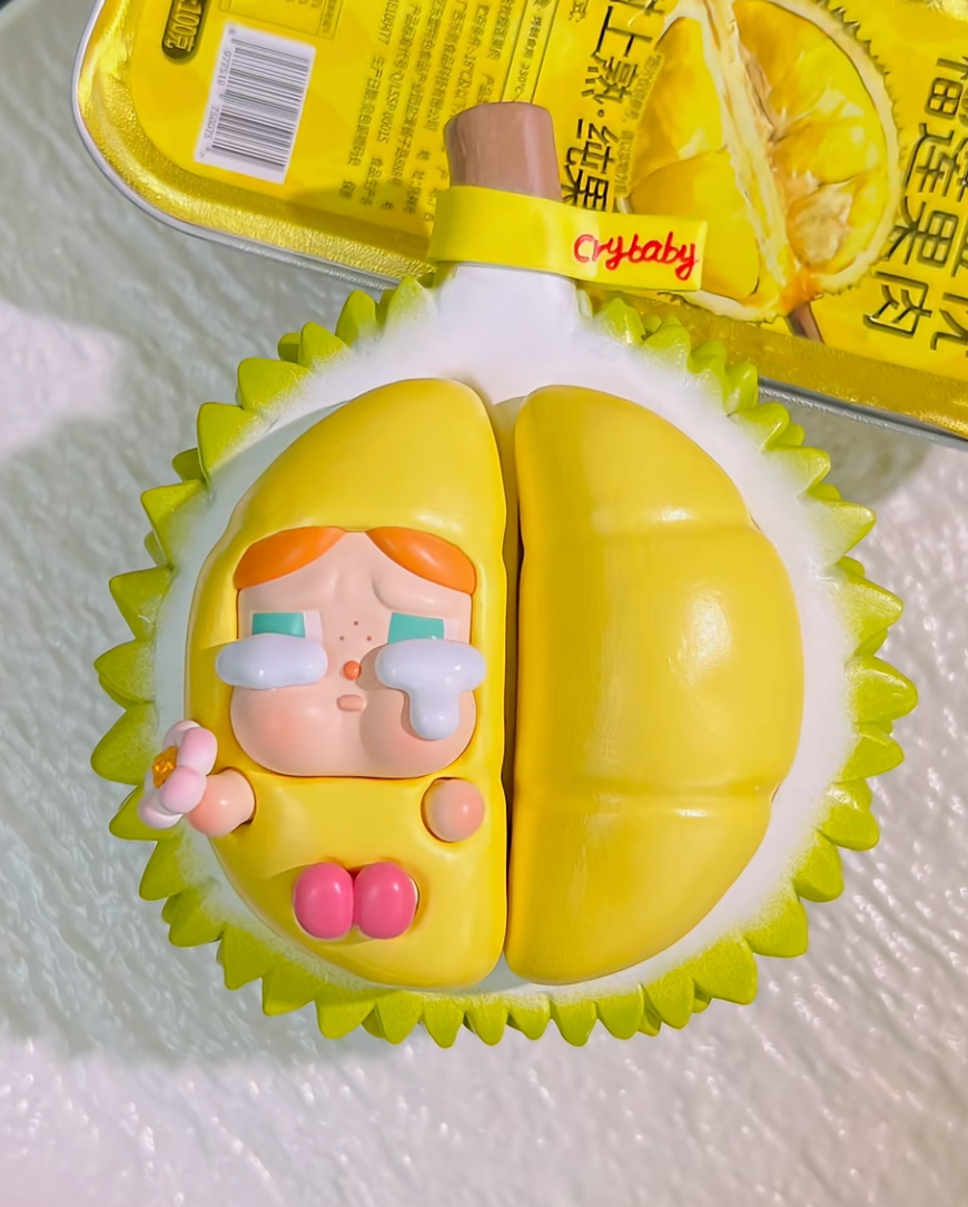 Crybaby Golden Durian Bliss – Handcrafted Customize Toy