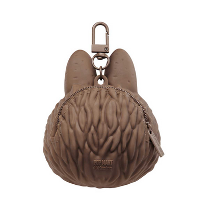 LABUBU Originals  Brown Silicone Earphone Bag