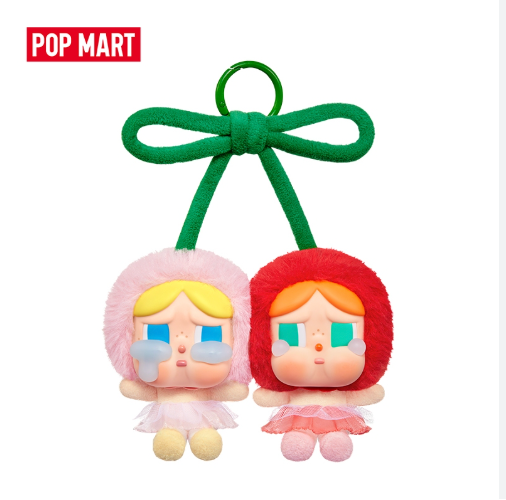 CRYBABY Crying For Love Series-Vinyl Plush Hanging Card (Love You Cherry Much)