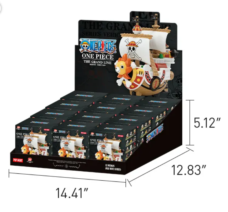 [Ready Stock] Official Popmart One Piece The Grand Line Series Vehicles