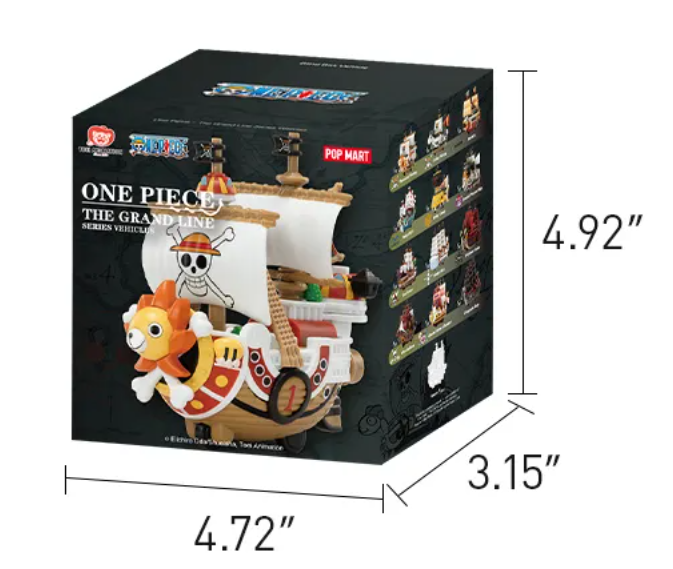 [Ready Stock] Official Popmart One Piece The Grand Line Series Vehicles