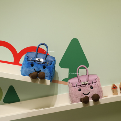 Petite Blue Fluff BK Bag