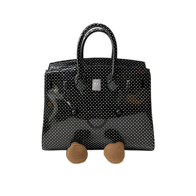 Classic Midnight Dot Fluff BK Bag