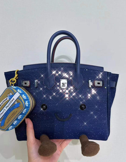 Classic Midnight Celeste Fluff BK Bag