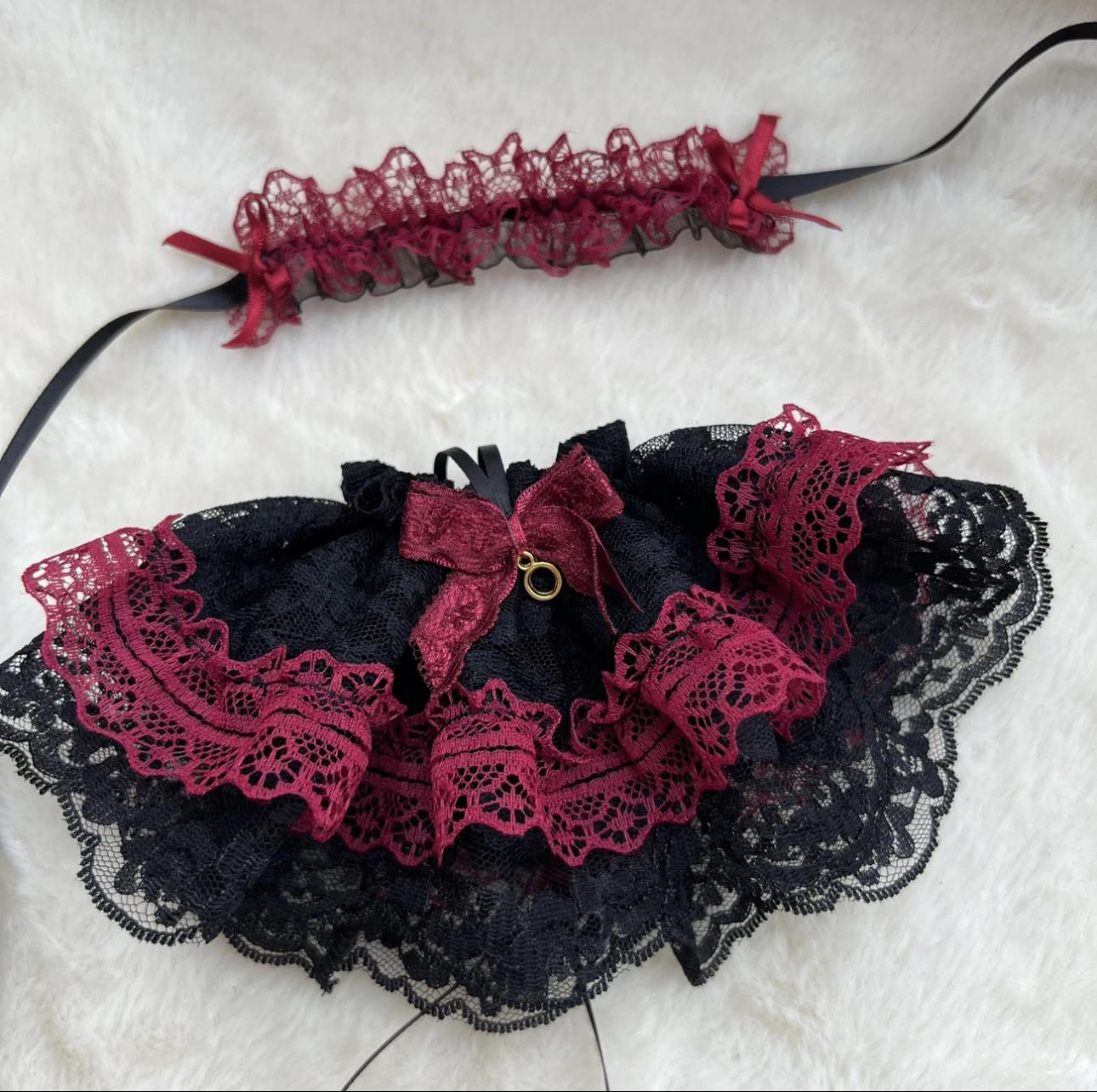 Skullpanda Winter Symphony Labubu Dress and Headband