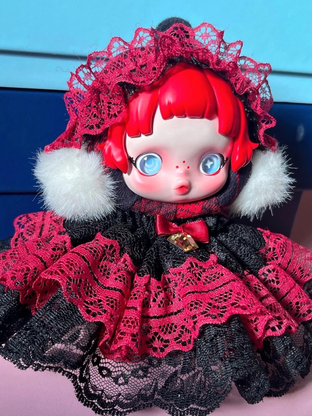 Skullpanda Winter Symphony Labubu Dress and Headband