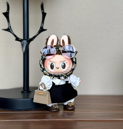 Labubu Vintage Daisy Handmade Costume Outfit | Fits 17cm Labubu | Elegant Look
