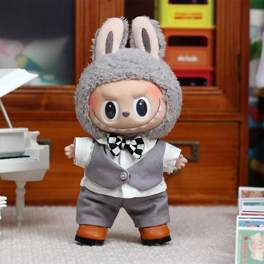 Bride & Groom Labubu Costume Set | Fits 17cm