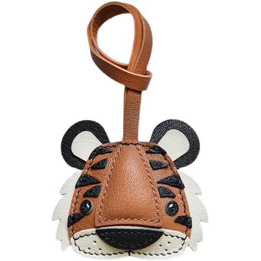 Majestic Tiger Handmade Leather Charm