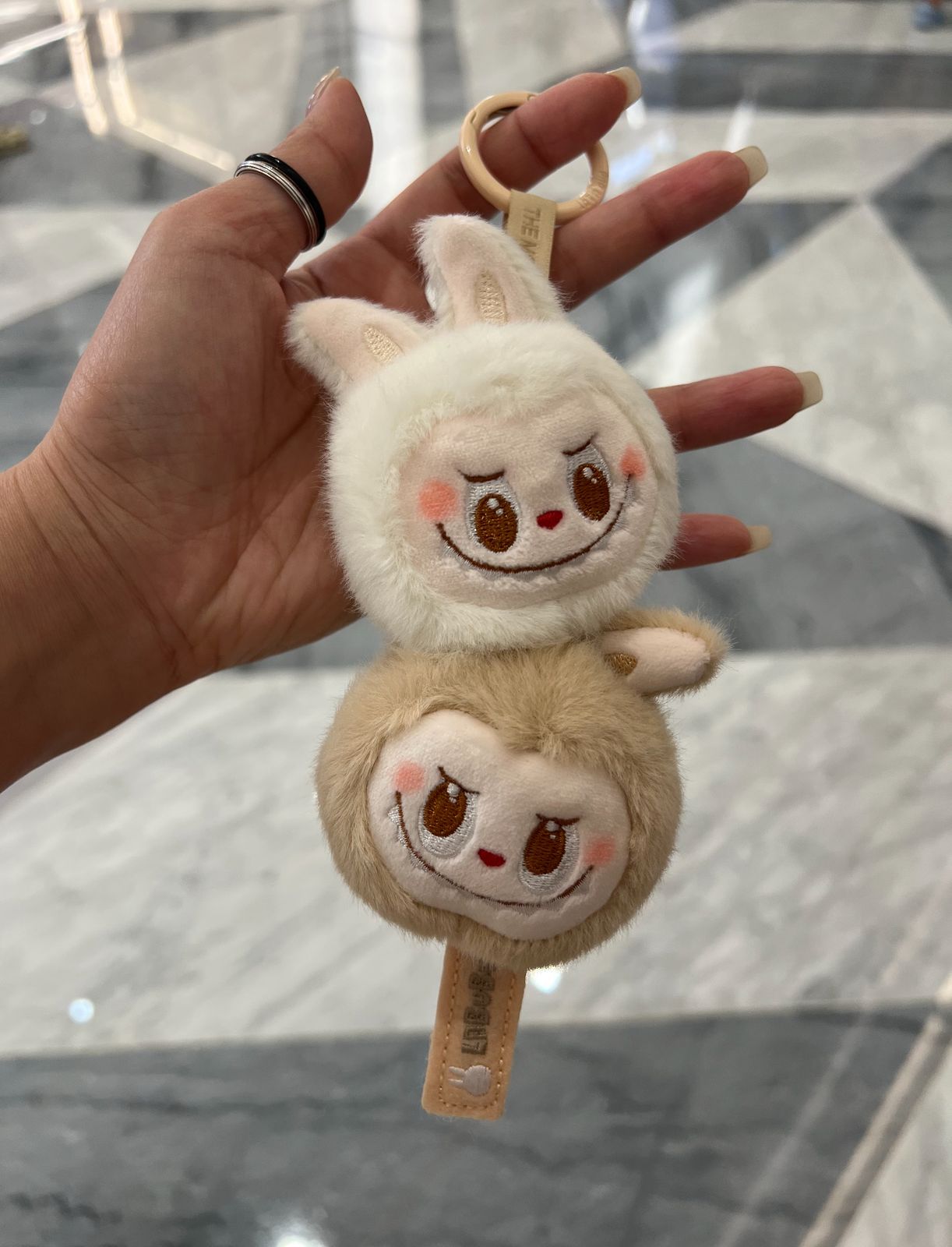 Wacky Mart seafood balls ペンダント　セット labubu wacky mart seafood balls plush pendant - Clear Box Toys