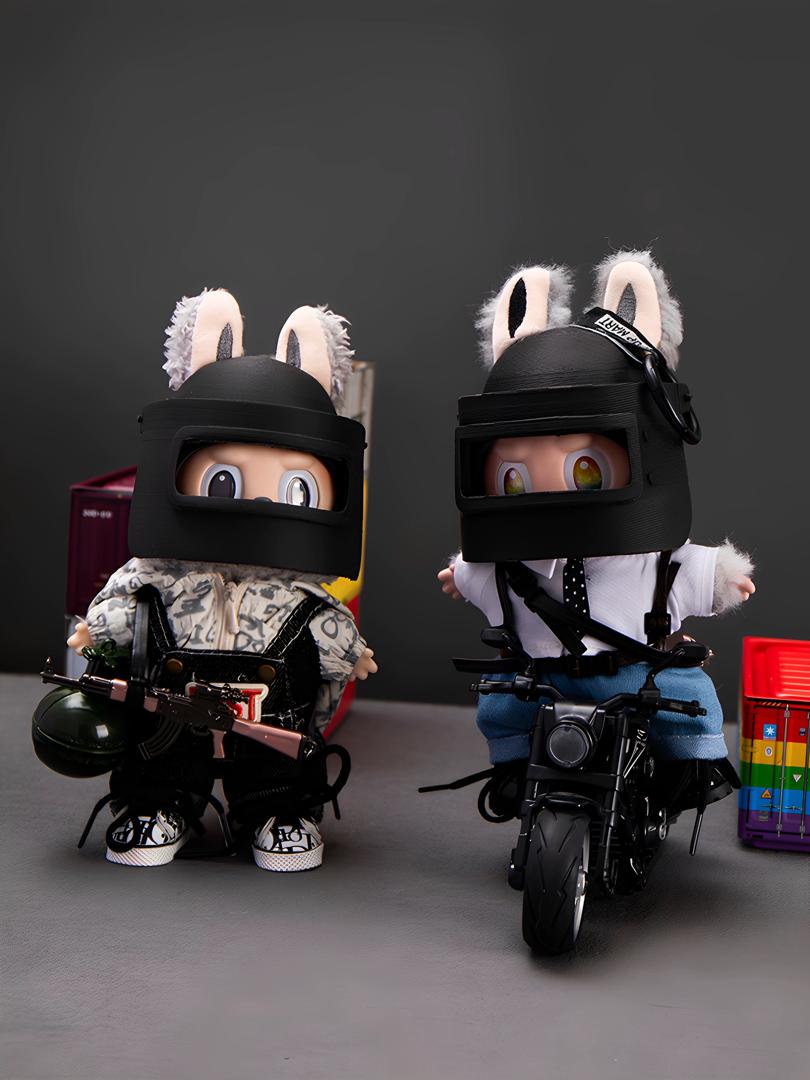 Labubu Elite Strike – Tactical Battle Outfit Set | Fits 17cm Labubu Plush Figures