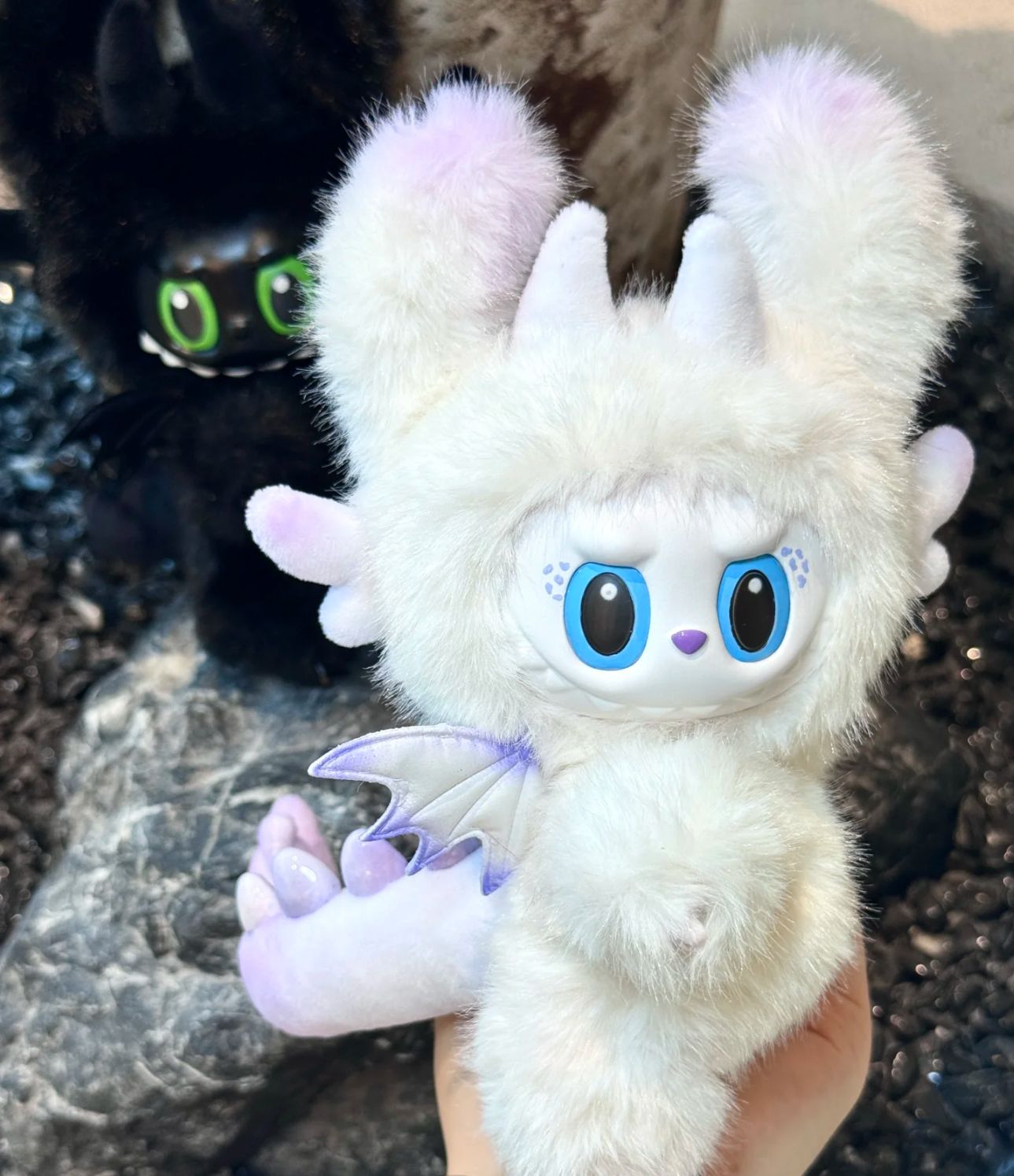 Labubu Custom Light Furry & Toothless (How To Train Your Dragon)