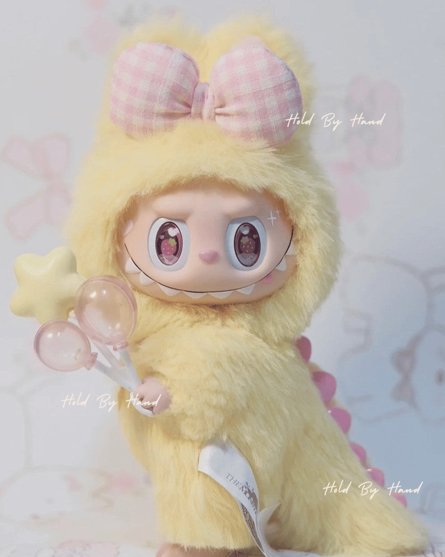 Custom Labubu Pink Dragon and Angel