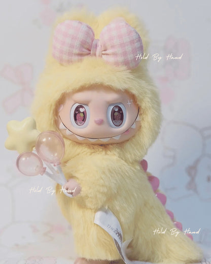 Custom Labubu Pink Dragon and Angel