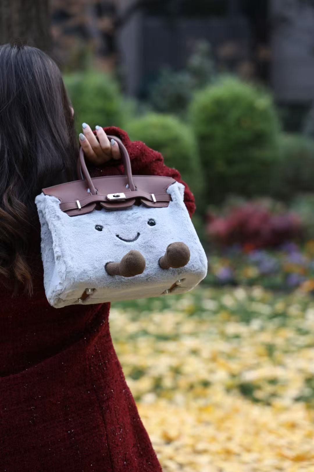 Classic Grey Fluff BK Bag
