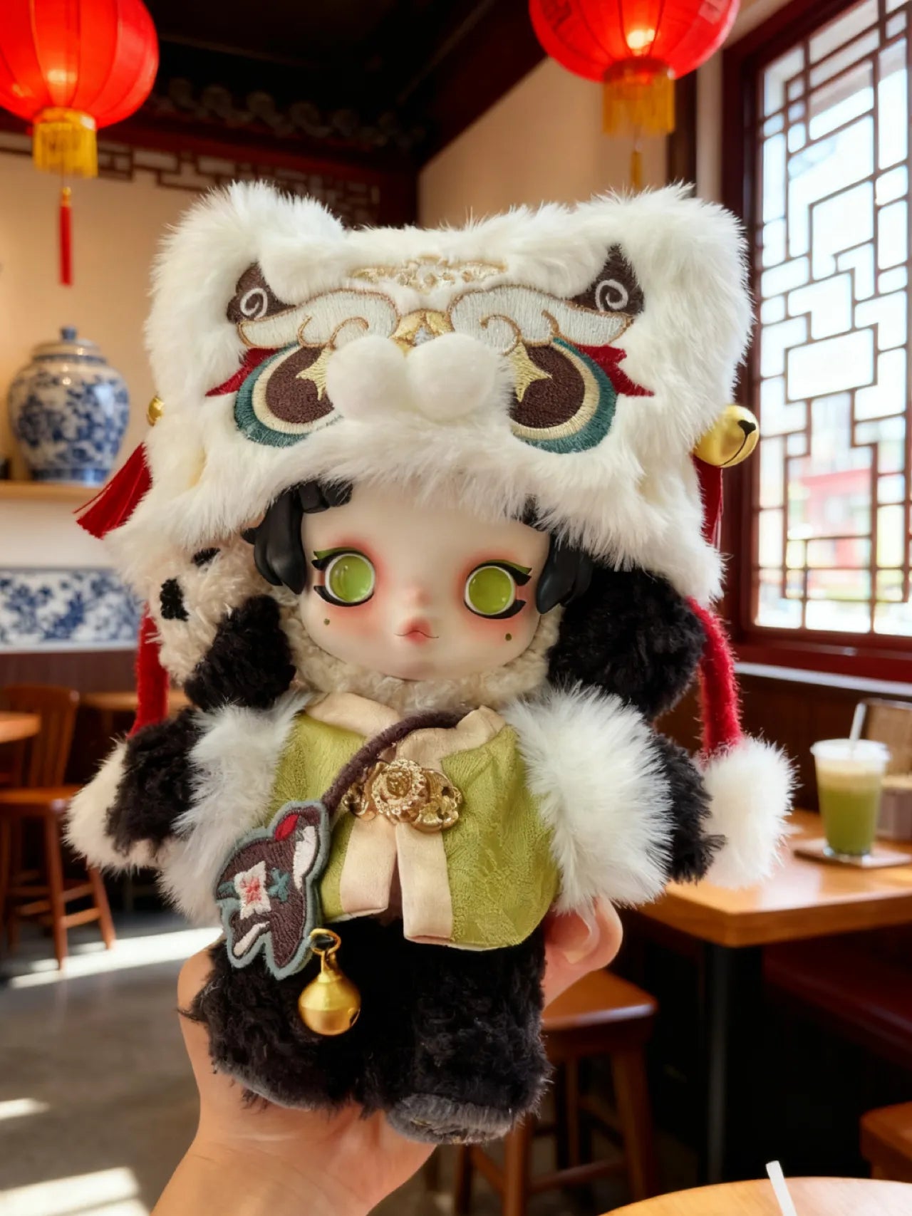 SP Lunar Lion Dance Winter Outfit Set | Fits Skull Panda Plush V1 V2 V3