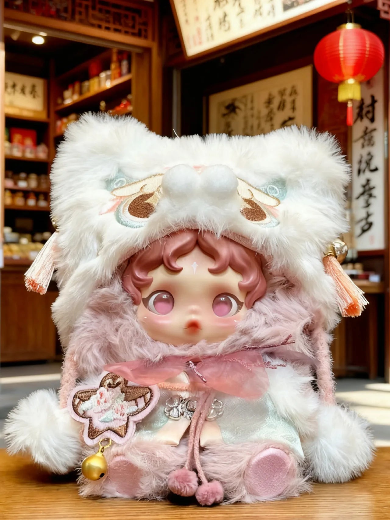 SP Lunar Lion Dance Winter Outfit Set | Fits Skull Panda Plush V1 V2 V3