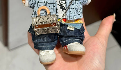 Mini Vintage Trunk Labubu Bag