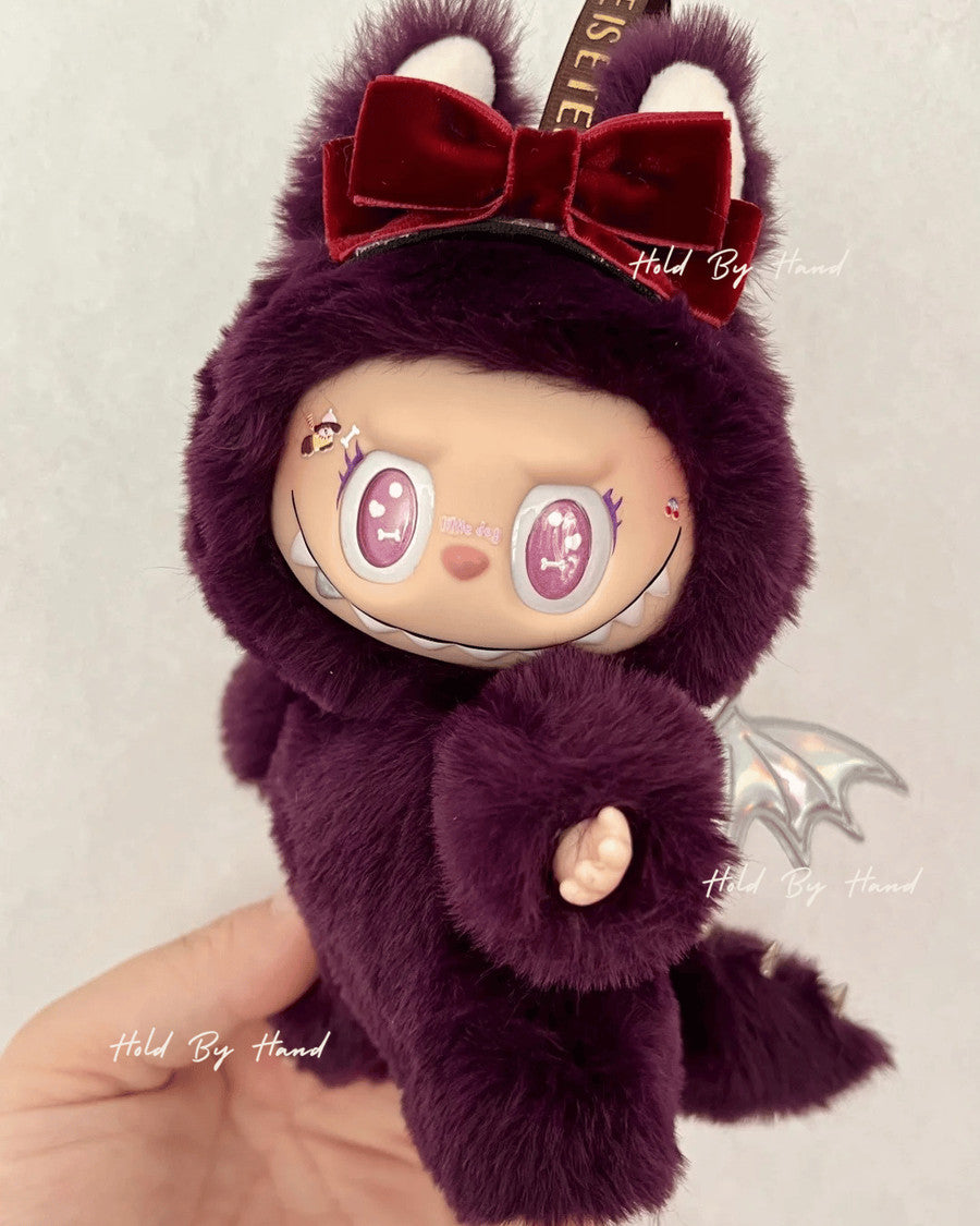 Custom Labubu Pink Dragon and Angel