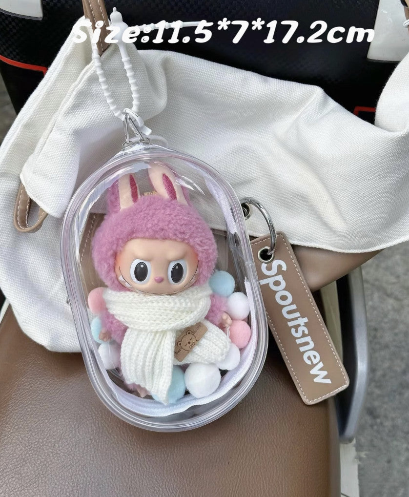 Custom Labubu Pink Dragon and Angel