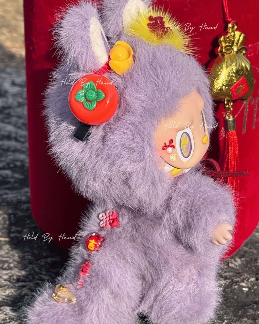 Custom Labubu Pink Dragon and Angel