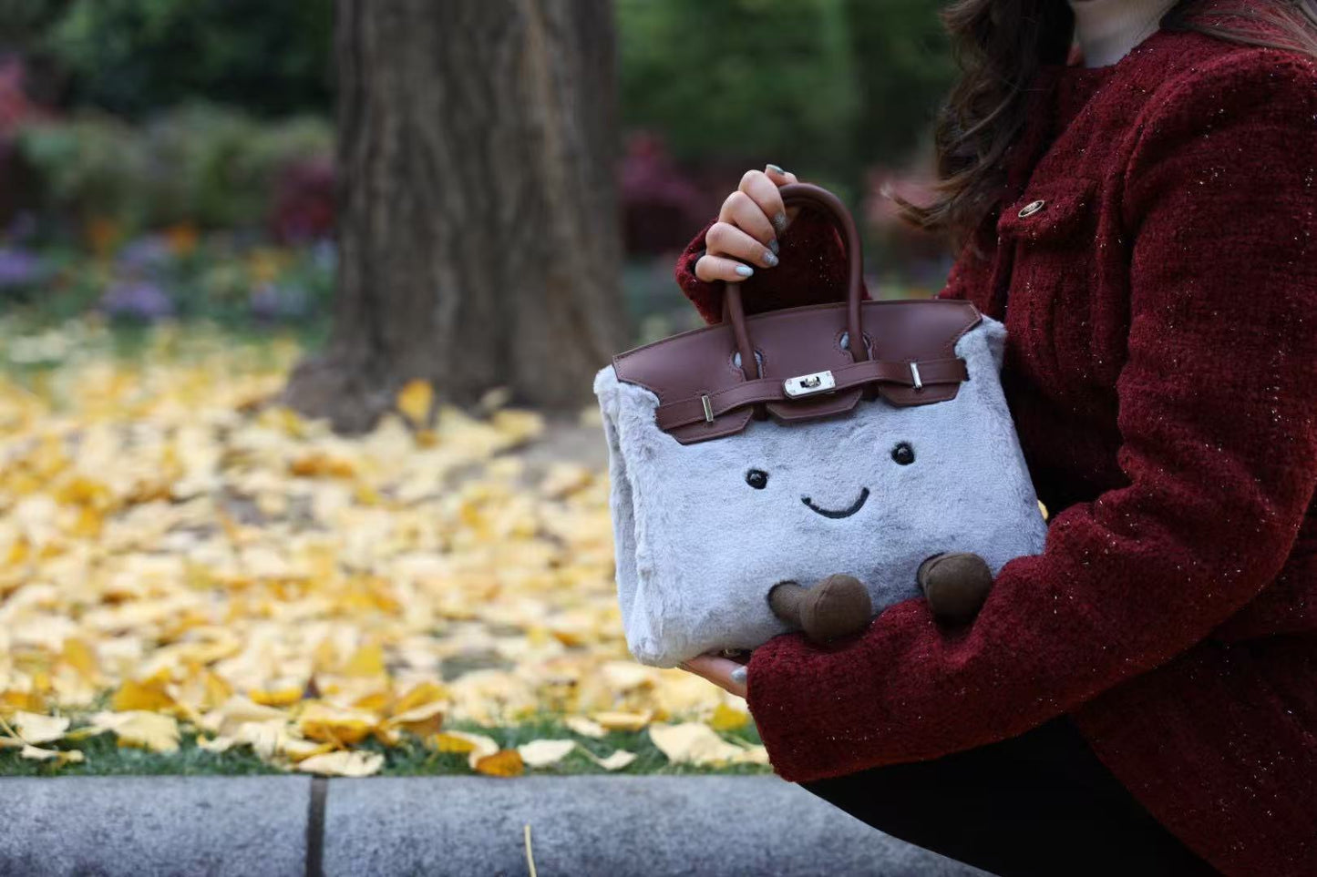 Classic Grey Fluff BK Bag