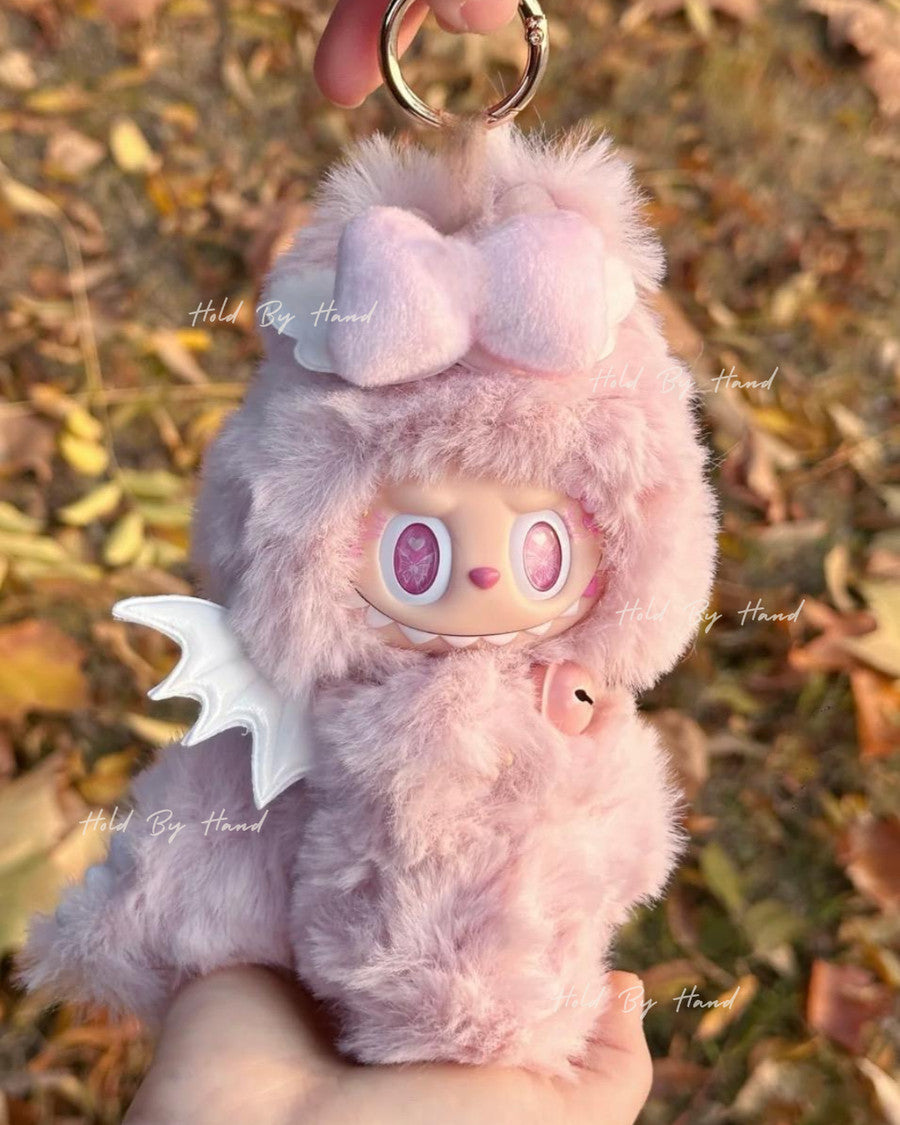 Custom Labubu Pink Dragon and Angel