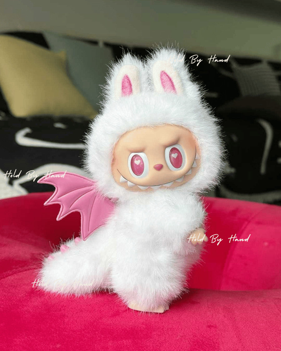 Custom Labubu Pink Dragon and Angel